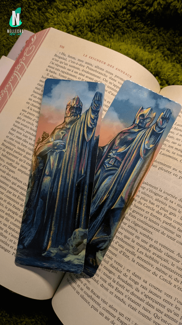 L’Argonath, gardiens du fleuve Anduin - Marque-page 