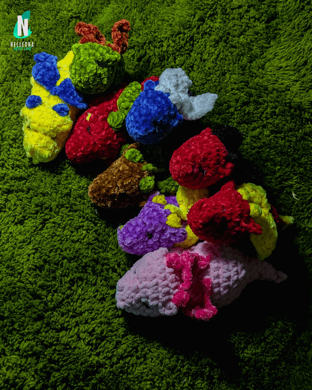 Adoptez votre Baby Dragon - Peluche en crochet 