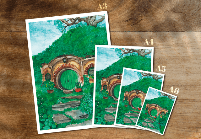 ​Maison de Hobbit - Print 