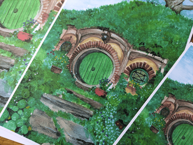 ​Maison de Hobbit - Print 