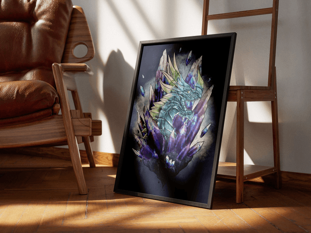 Aurene – Dragon de cristal (Guild Wars 2)- Print
