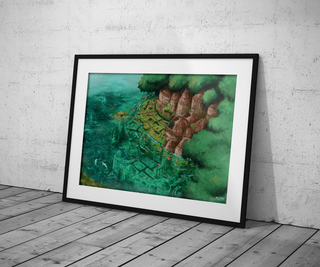 ​Civilisation perdue - Laputa sous les flots - Print 