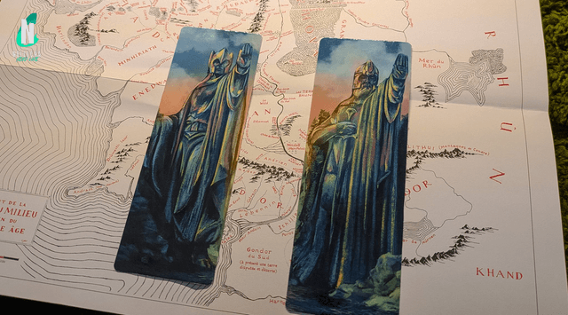 L’Argonath, gardiens du fleuve Anduin - Marque-page 