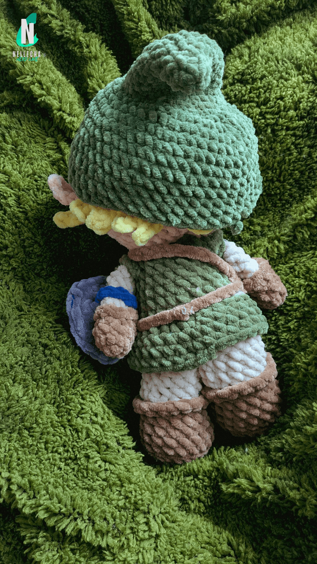 Link - The Legend of Zelda - Peluche en crochet 