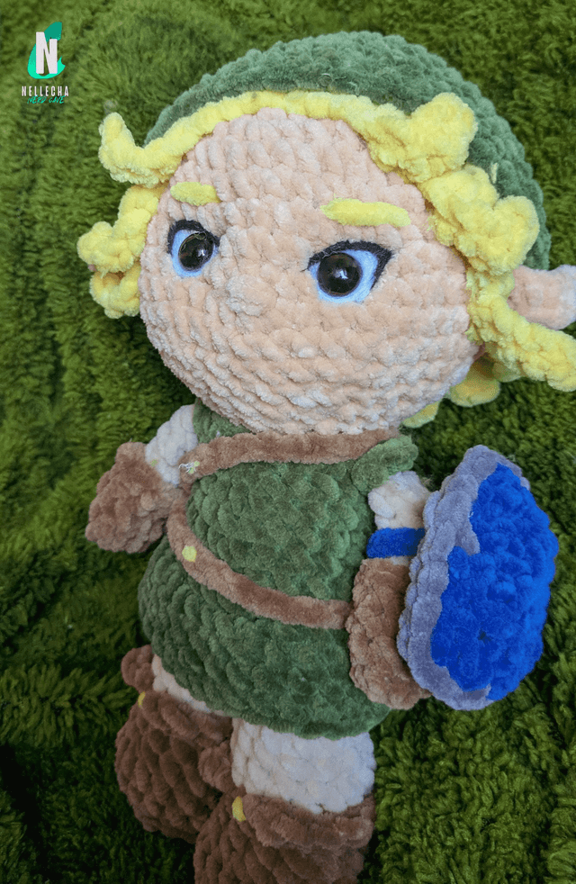 Link - The Legend of Zelda - Peluche en crochet 