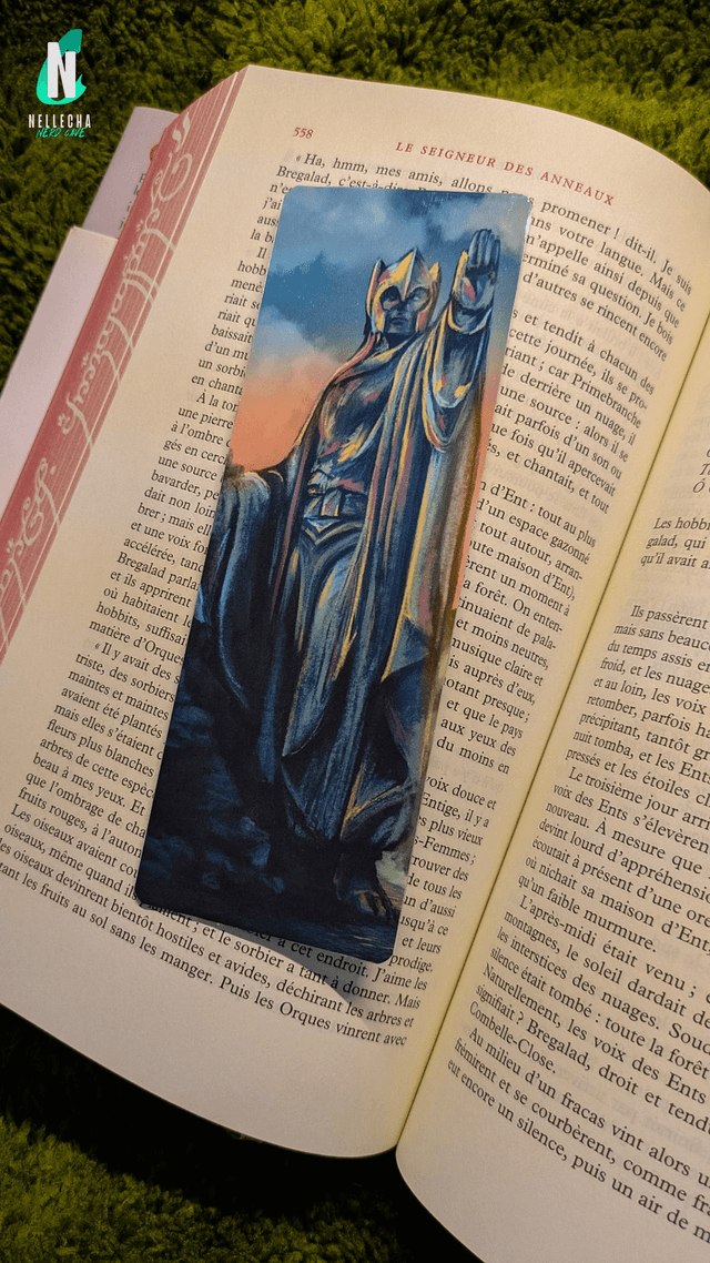 L’Argonath, gardiens du fleuve Anduin - Marque-page 