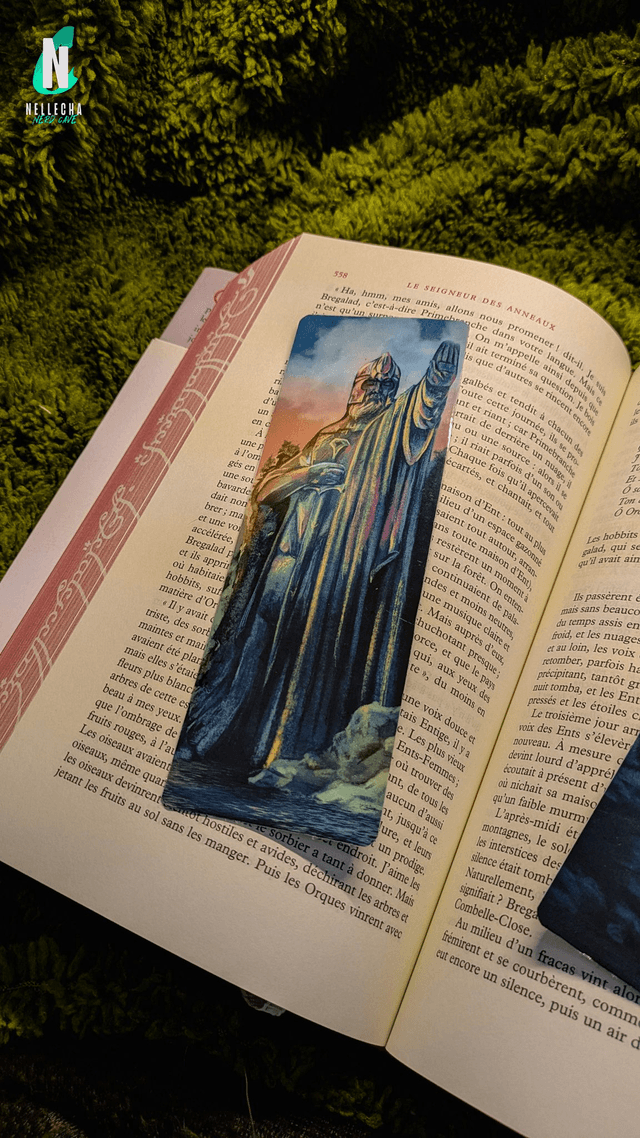 L’Argonath, gardiens du fleuve Anduin - Marque-page 