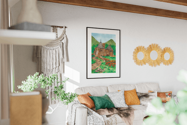​La Cabane d'Hagrid - Le Refuge de la forêt - Print