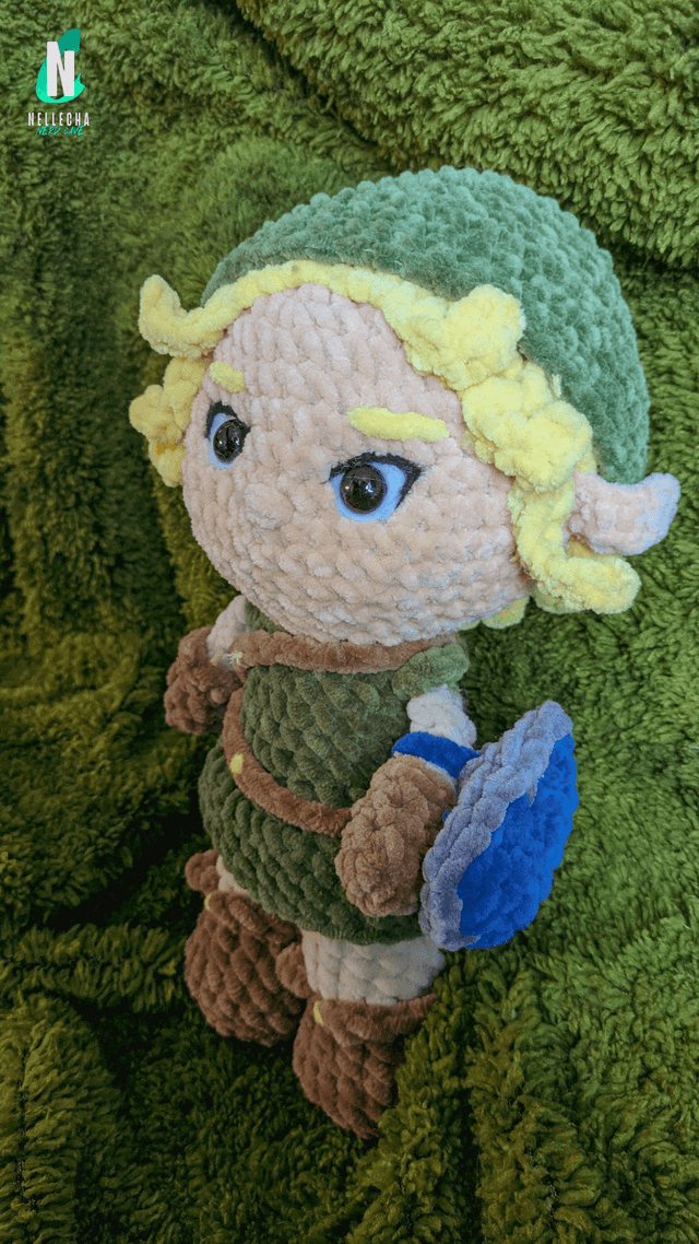 Link - The Legend of Zelda - Peluche en crochet 