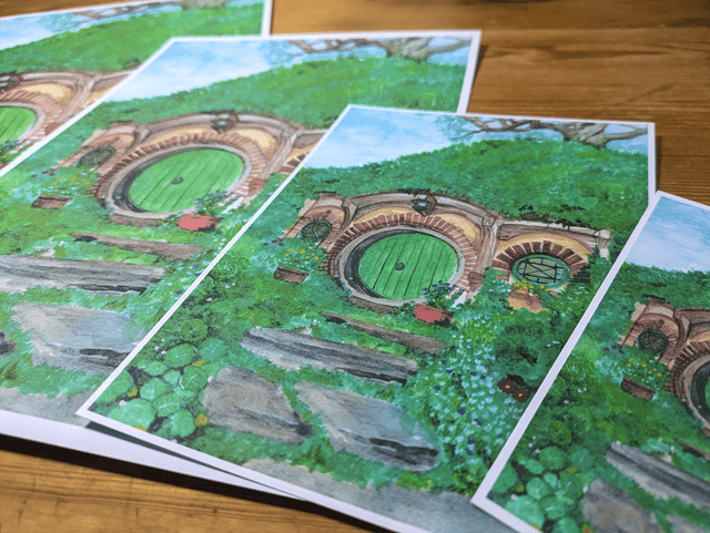 ​Maison de Hobbit - Print 