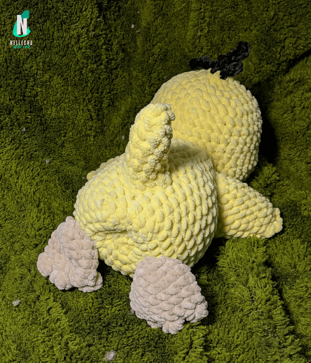 Psykokwak endormi - Peluche en crochet