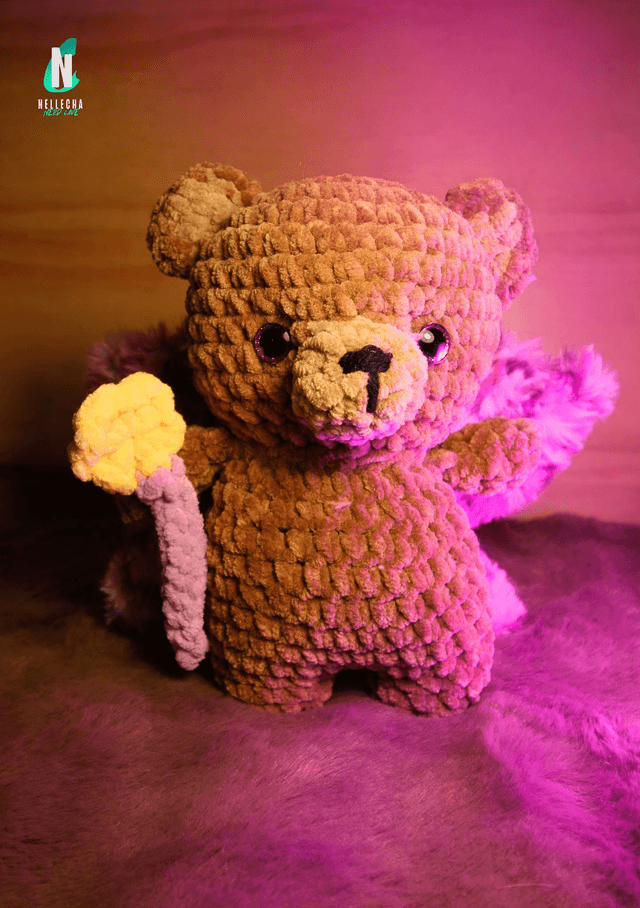Ferdinand the Fairy bear - Peluche en crochet 