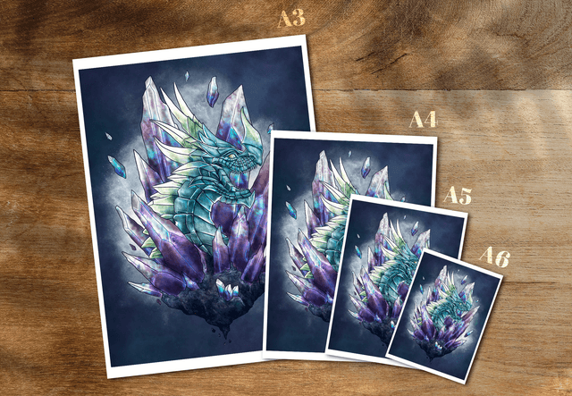 Aurene – Dragon de cristal (Guild Wars 2)- Print