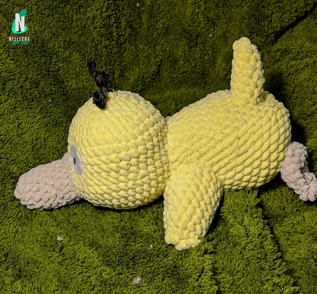 Psykokwak endormi - Peluche en crochet