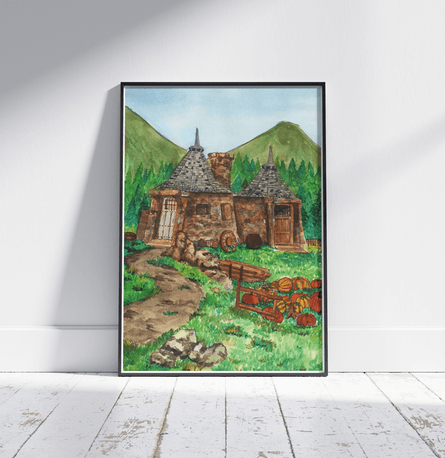 ​La Cabane d&#039;Hagrid - Le Refuge de la forêt - Print